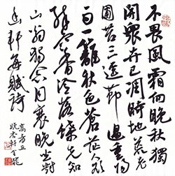 不畏风霜向晚欺，独开众卉已凋时