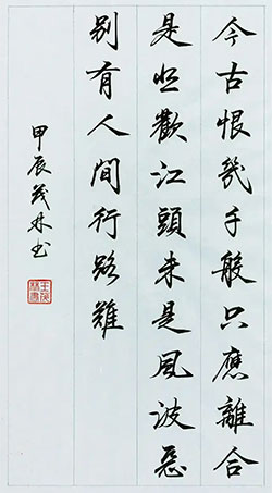 今古恨，几千般，只应离合是悲欢