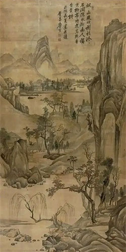 飒飒山风吹树枝，冷冷石涧泻冰澌