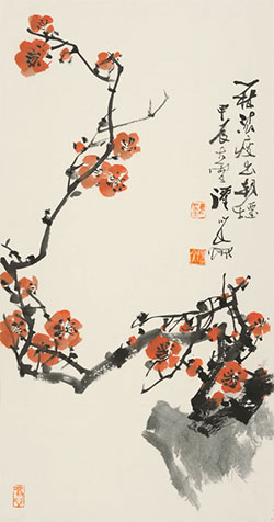 一枝清瘦出朝烟